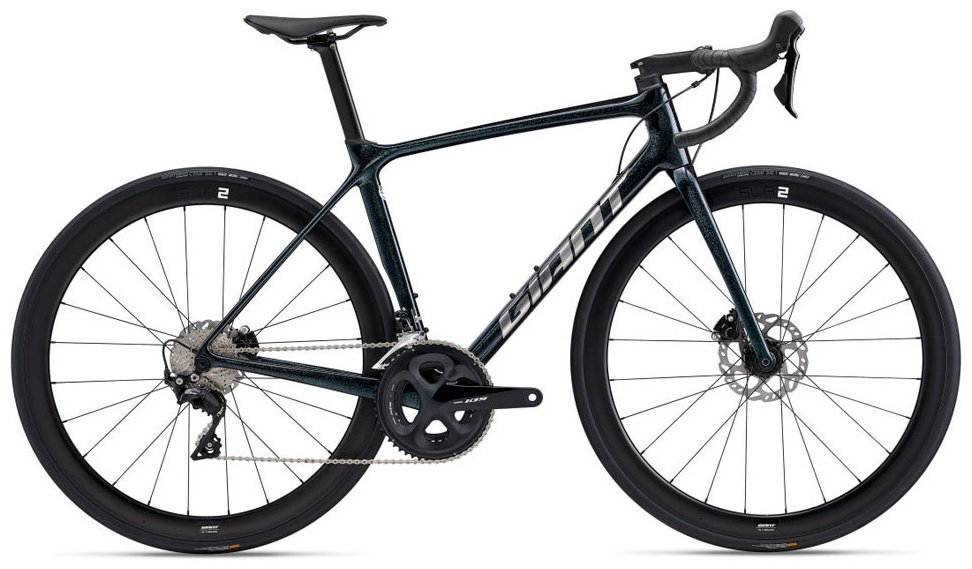 Велосипед Giant TCR Advanced Pro 2 Disc 2022 19 дюймов синий купить,NaN