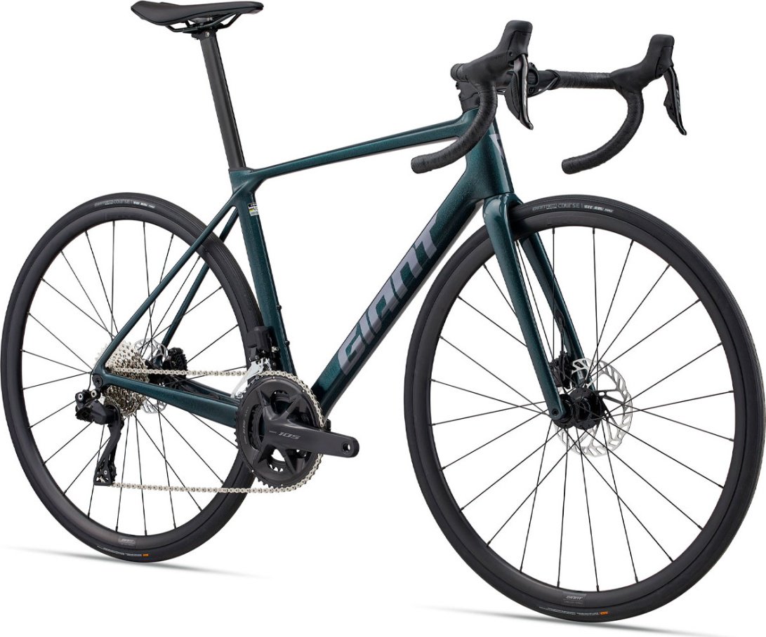 Велосипед Giant TCR Advanced 1 KOM 2025 21 дюйм зеленый купить,NaN