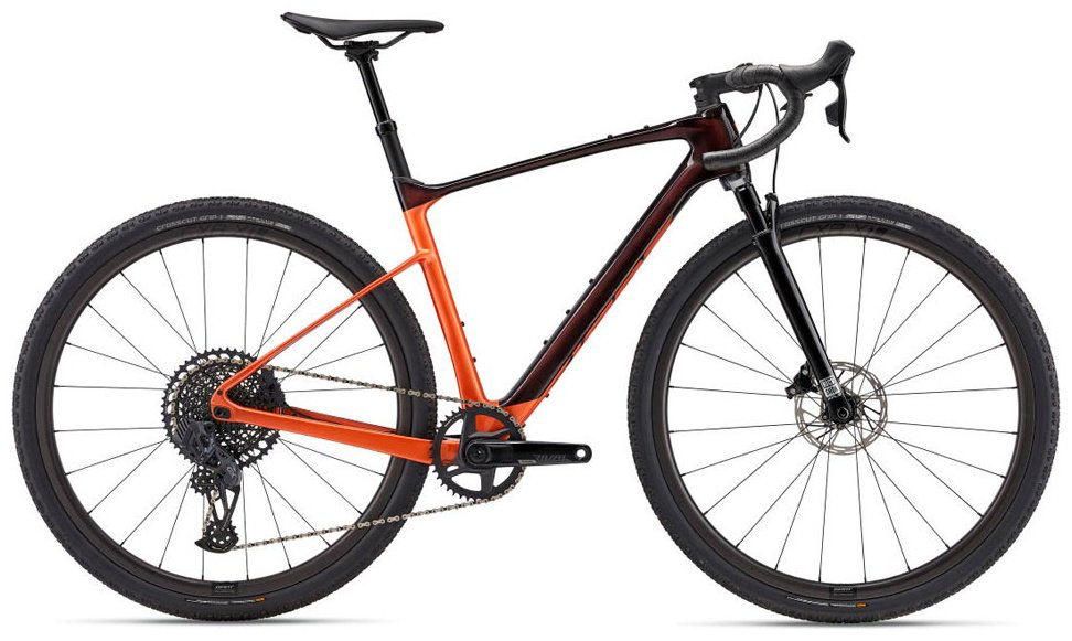 Велосипед Giant Revolt X Advanced Pro 1 - 2023 2023 21 дюйм оранжевый купить,NaN