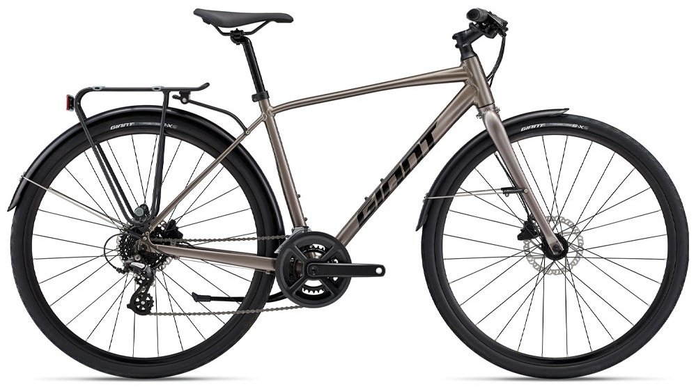 Велосипед Giant Escape 2 City Disc - 2023 2023 21 дюйм серебристый купить,NaN