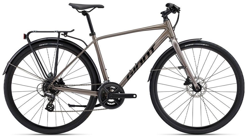 Велосипед Giant Escape 2 City Disc - 2023 2023 21 дюйм серебристый купить,NaN