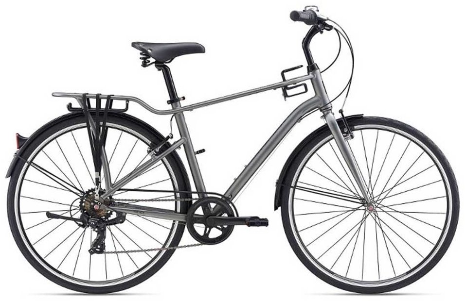 Велосипед Giant Momentum iNeed Street 2021 18 дюймов серый купить,NaN