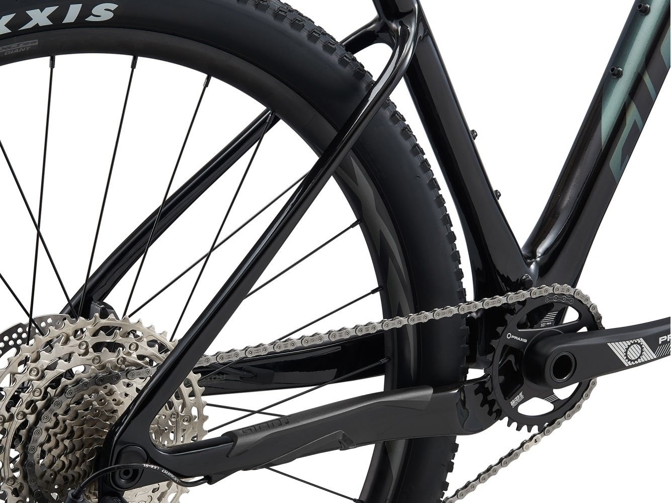 Велосипед Giant XTC Advanced 3 2021 20 дюймов черный-зеленый купить,NaN