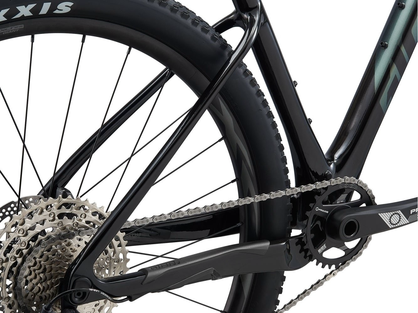 Велосипед Giant XTC Advanced 3 2021 20 дюймов черный-зеленый купить,NaN