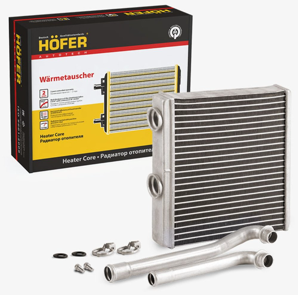HOFER радиатор печки HF 730 263 купить,NaN