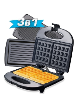 Вафельница- гриль  Centek CT-1450 чёрная  купить,NaN