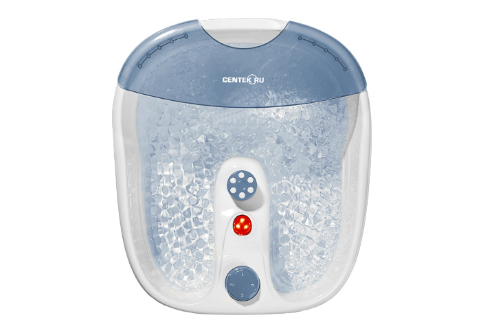 Ванночка для ног Centek CT-2604 бело-голубая купить,NaN