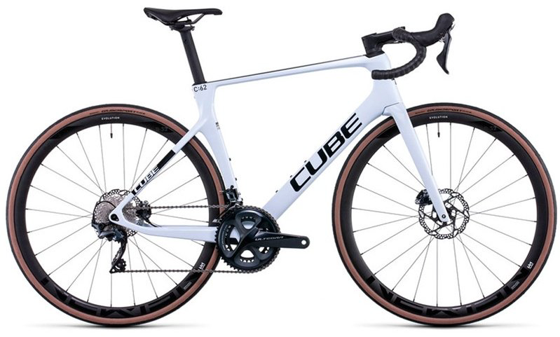 Велосипед Cube Cube велосипед Agree C:62 - 2022/578050/53cm (28), flashwhite-carbon 2022 20.5 дюймов белый купить,NaN