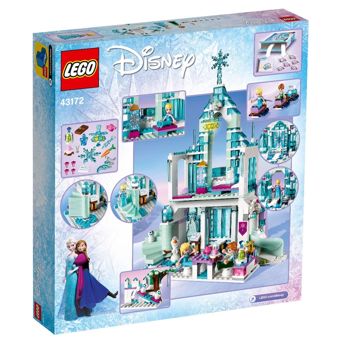 Конструктор Lego Disney Princess Волшебный ледяной замок Эльзы 43172 купить,NaN