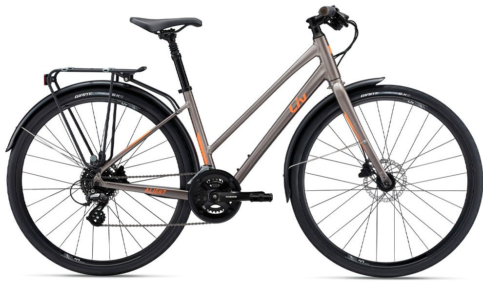 Велосипед Liv Alight 2 City Disc 2022 19 дюймов серый купить,NaN