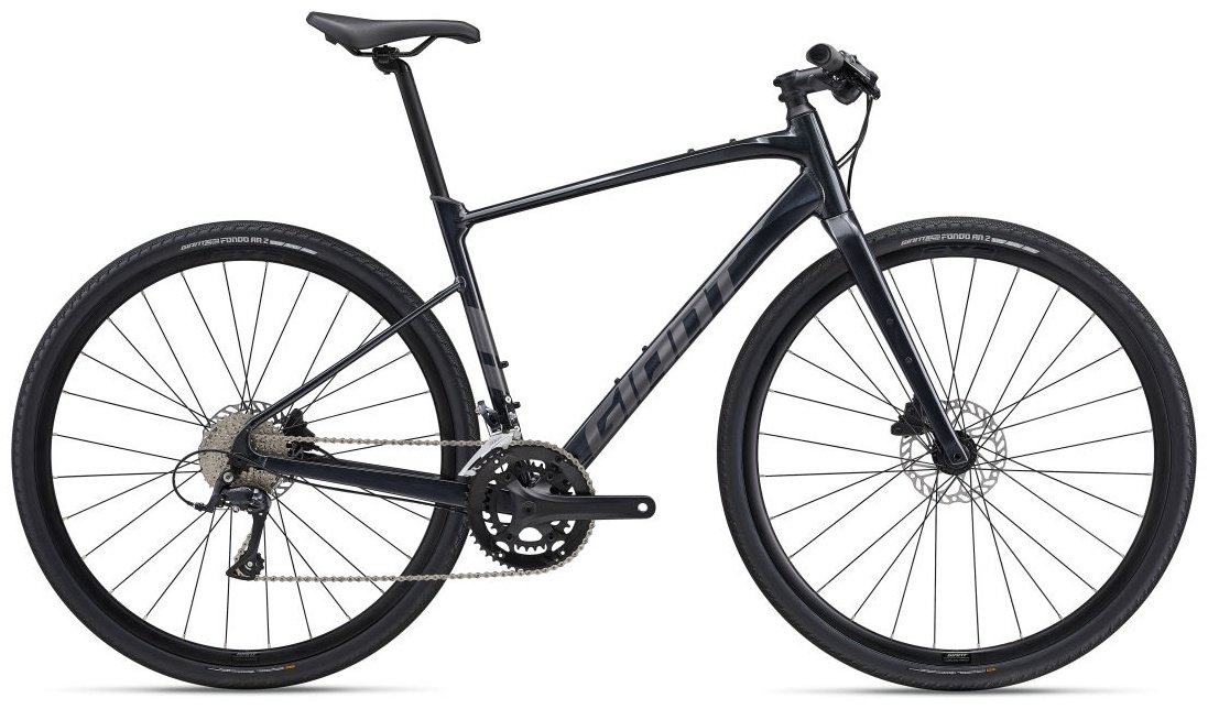 Велосипед Giant FastRoad AR 2 2023 18 дюймов черный купить,NaN