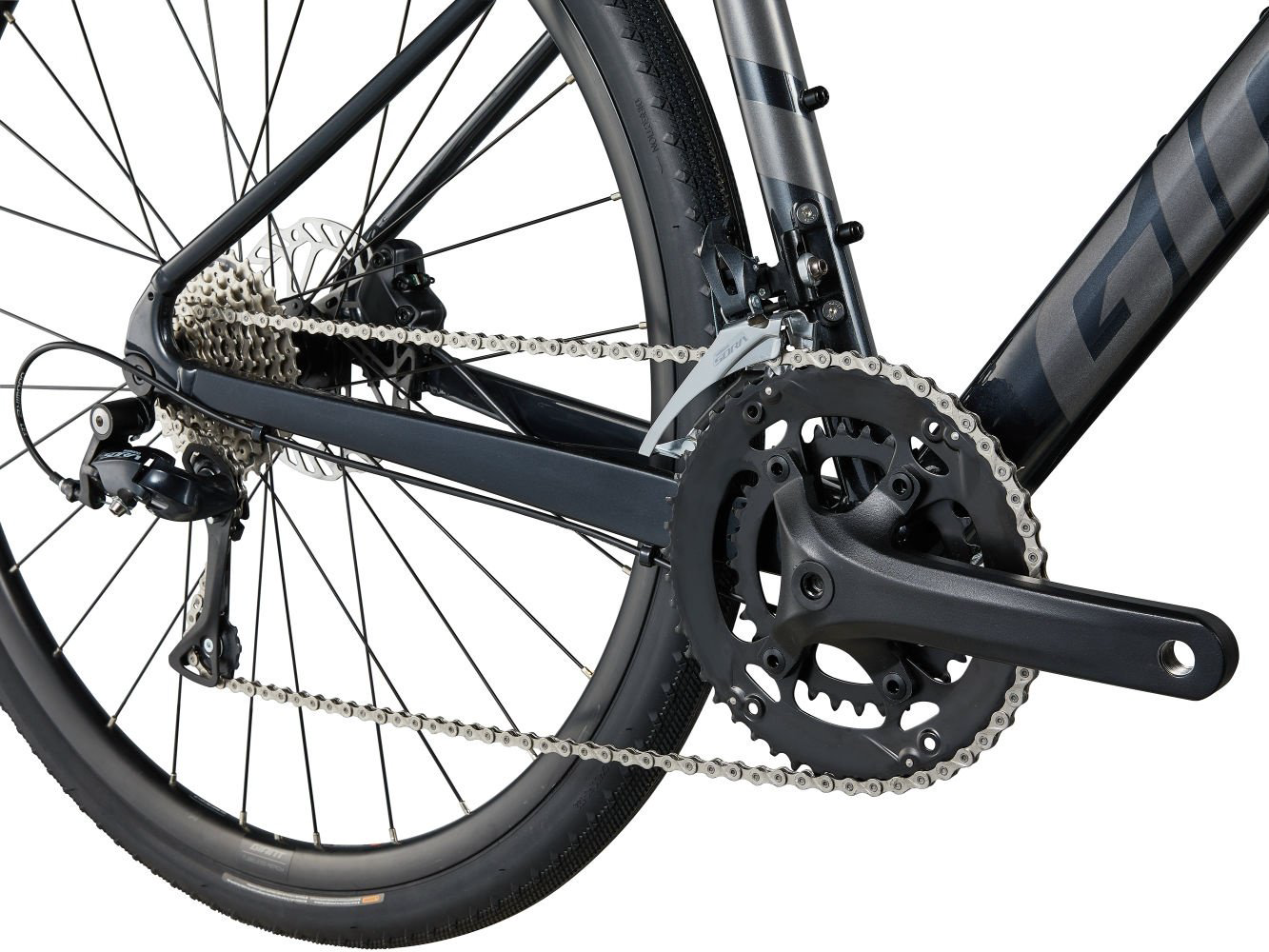 Велосипед Giant FastRoad AR 2 2023 18 дюймов черный купить,NaN