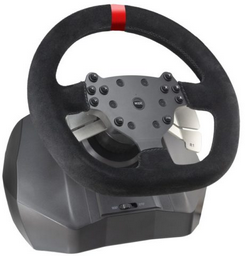 Игровой руль Artplays Vibro Premium Leather Edition V-1200 Black