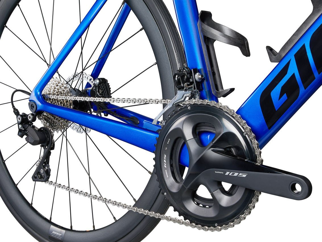 Велосипед Giant Propel Advanced 2 2023 23.5 дюйма синий купить,NaN
