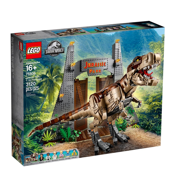 Конструктор Lego Jurassic World ярость Ти-Рекса 75936 купить,NaN