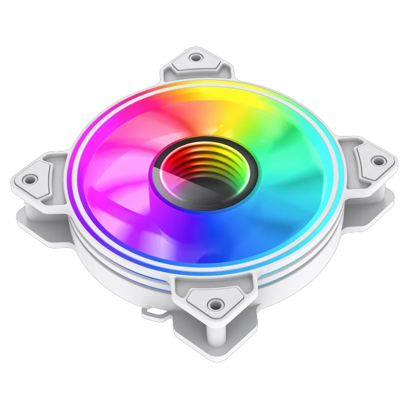 Кулер для корпуса GameMax Dual-Ring-Infinity WT белый - ForteMarket Кулер для корпуса GameMax Dual-Ring-Infinity WT белый купить,0