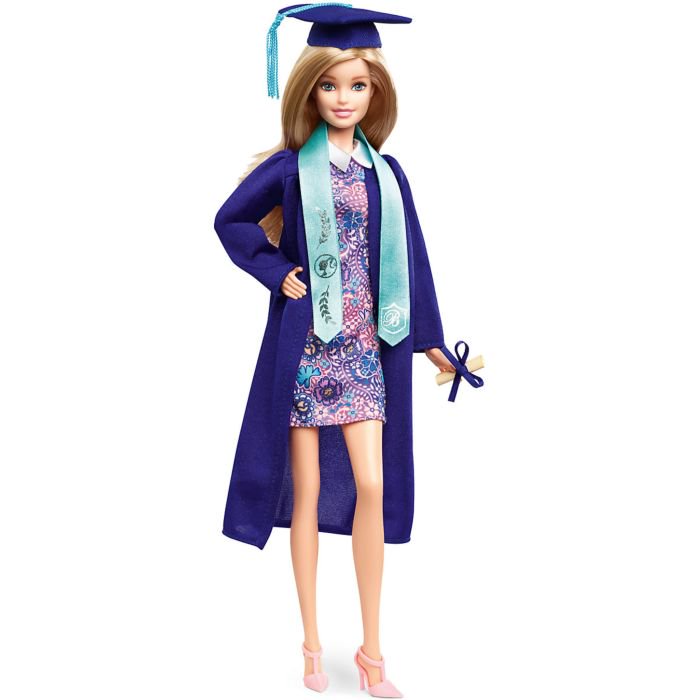 Кукла Mattel Barbie Выпускница колледжа в синей мантии FJH660 купить,NaN