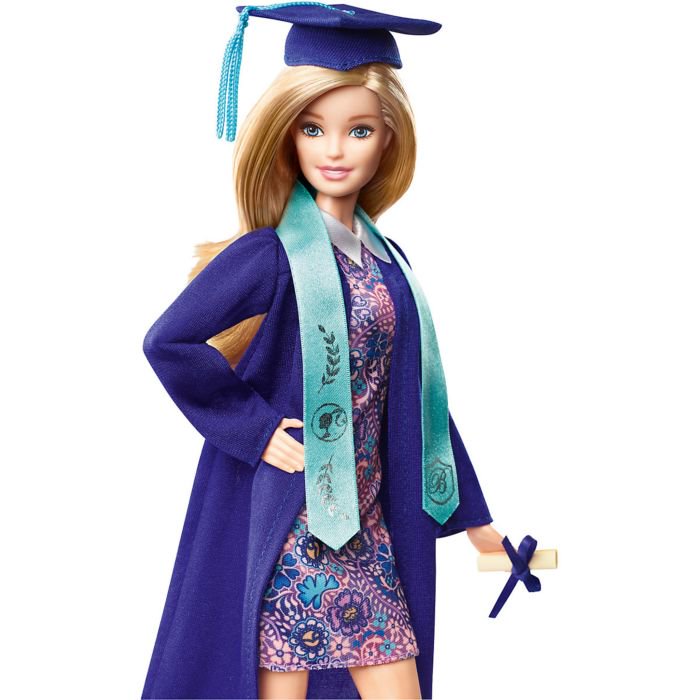 Кукла Mattel Barbie Выпускница колледжа в синей мантии FJH660 купить,NaN