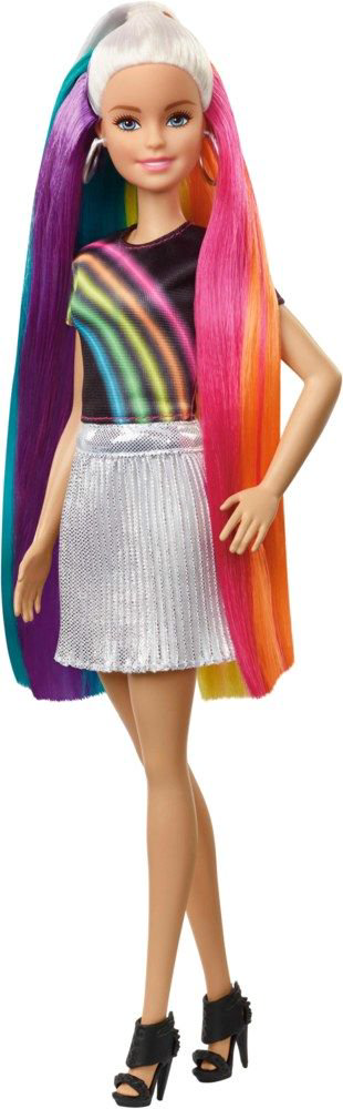 Кукла Mattel Игровой набор Barbie Барби радужная и сверкающая FXN960 купить,NaN