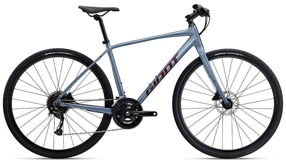 Велосипед Giant Escape 1 Disc - 2023 2023 21 дюйм голубой купить,NaN