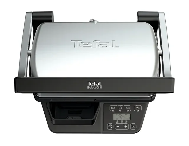 Электрогриль Tefal GC 740B30 черно-серебристый - ForteMarket Электрогриль Tefal GC 740B30 черно-серебристый купить,0