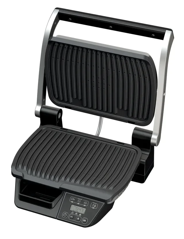 Электрогриль Tefal GC 740B30 черно-серебристый - ForteMarket Электрогриль Tefal GC 740B30 черно-серебристый купить,0