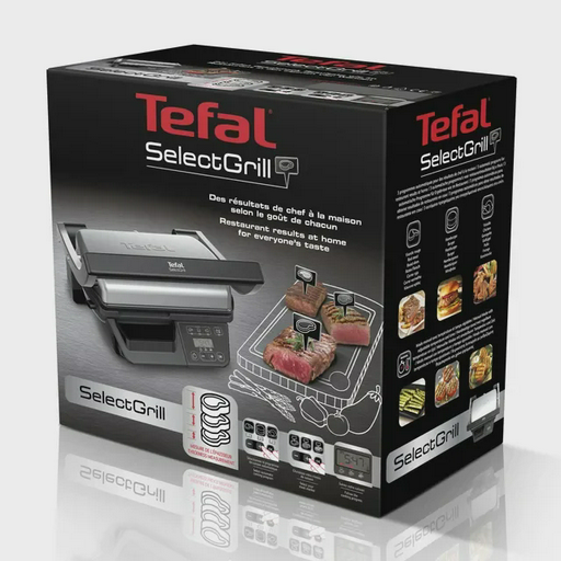 Электрогриль Tefal GC 740B30 черно-серебристый