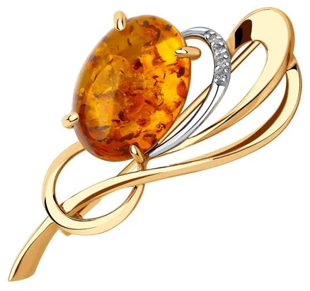 Брошь Diamant 51-340-00941-1 купить,NaN