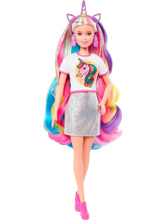 Кукла  Barbie   Радужные волосы GHN040 купить,NaN