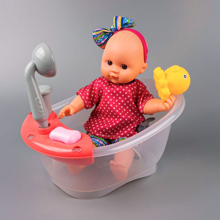 Игровой набор Baby Пупс с ванной и аксессуарами  7125-1 купить,NaN
