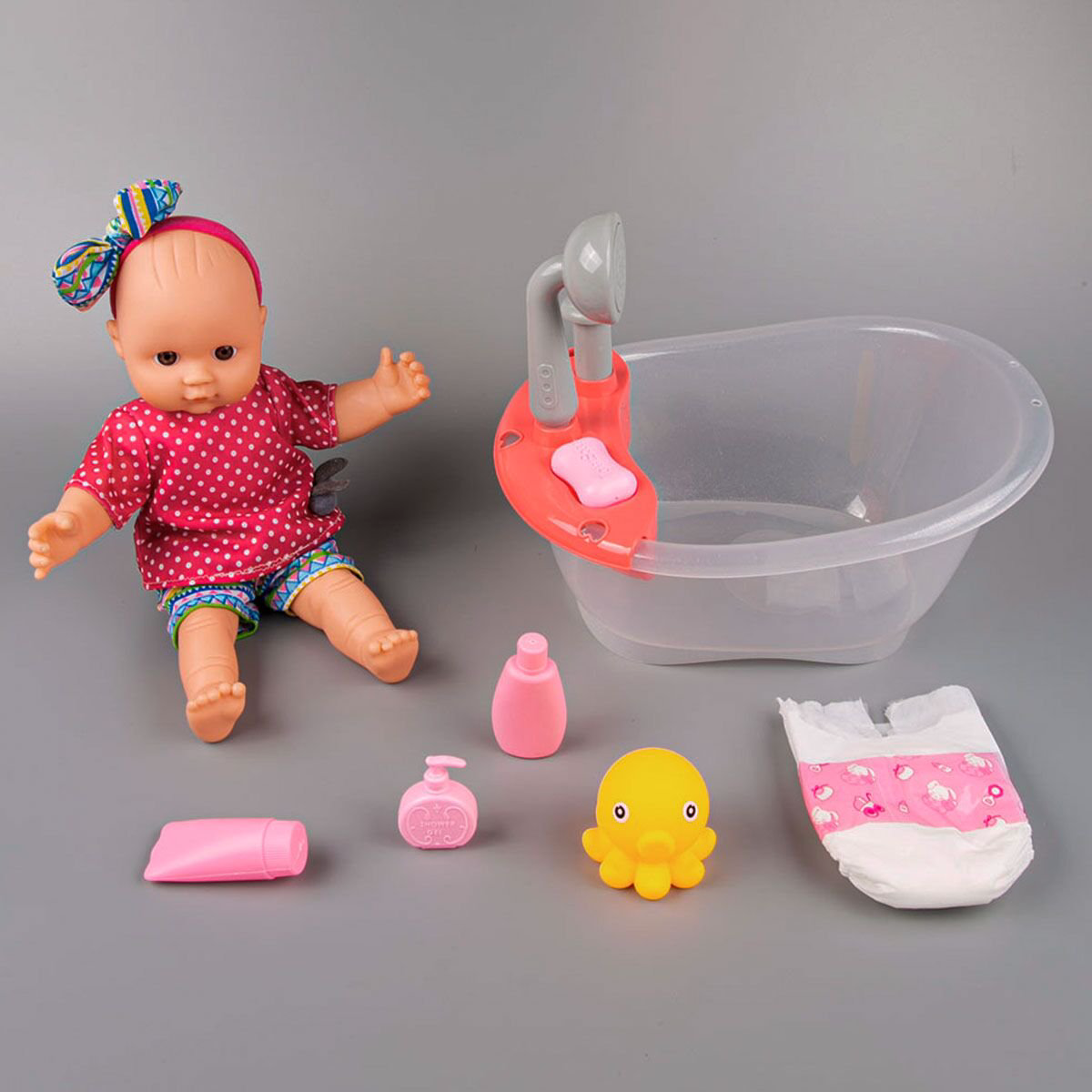 Игровой набор Baby Пупс с ванной и аксессуарами  7125-1 купить,NaN