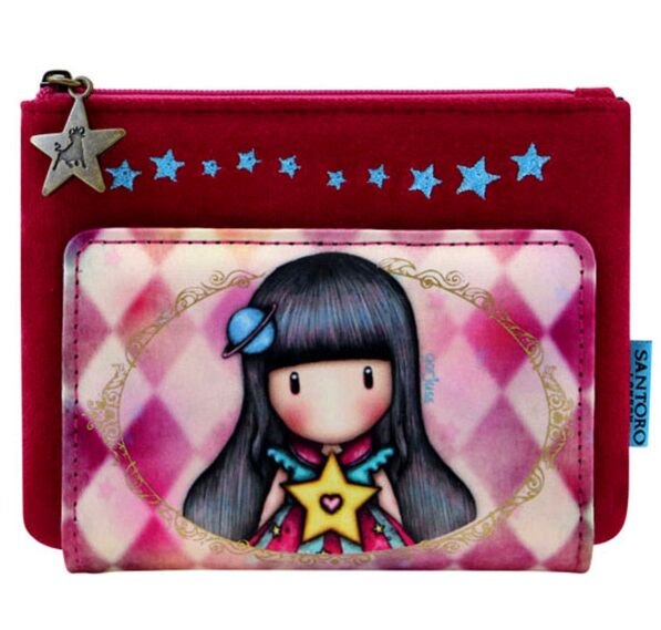 Кошелек  Santoro  Moon Buttons розовый купить,NaN