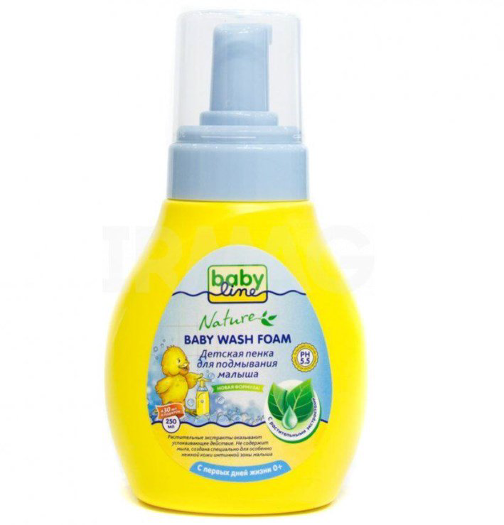 Пенка Babyline  Nature для подмывания малыша   250мл купить,NaN