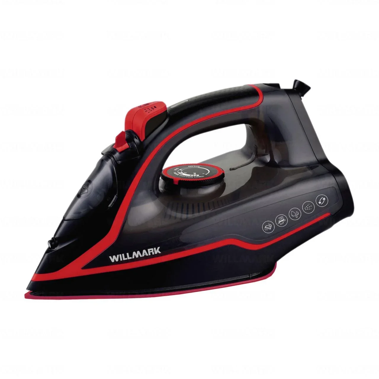 Утюг Willmark SI-2467CBP красный купить,NaN