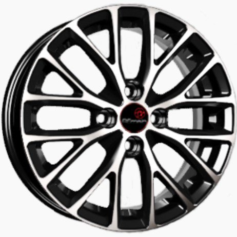 Комплект дисков Вектор 112 4x100 R15x6 CB54,1 ET46 алмаз-черный купить,NaN