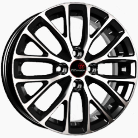 Комплект дисков Вектор 112 4x100 R15x6 CB54,1 ET46 алмаз-черный купить,NaN