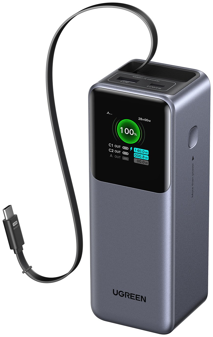 Внешний аккумулятор Ugreen PB726 55987B 165 W 20000mAh Gray