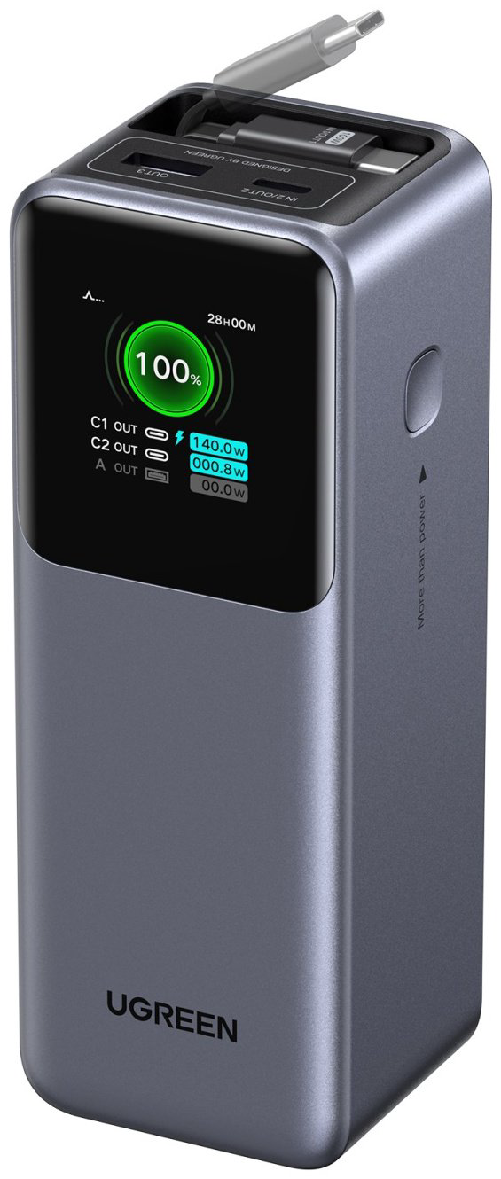 Внешний аккумулятор Ugreen PB726 55987B 165 W 20000mAh Gray купить,40541