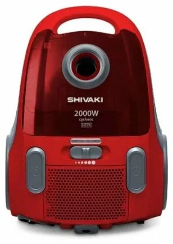 Пылесос Shivaki VC 120 UNI RD красный