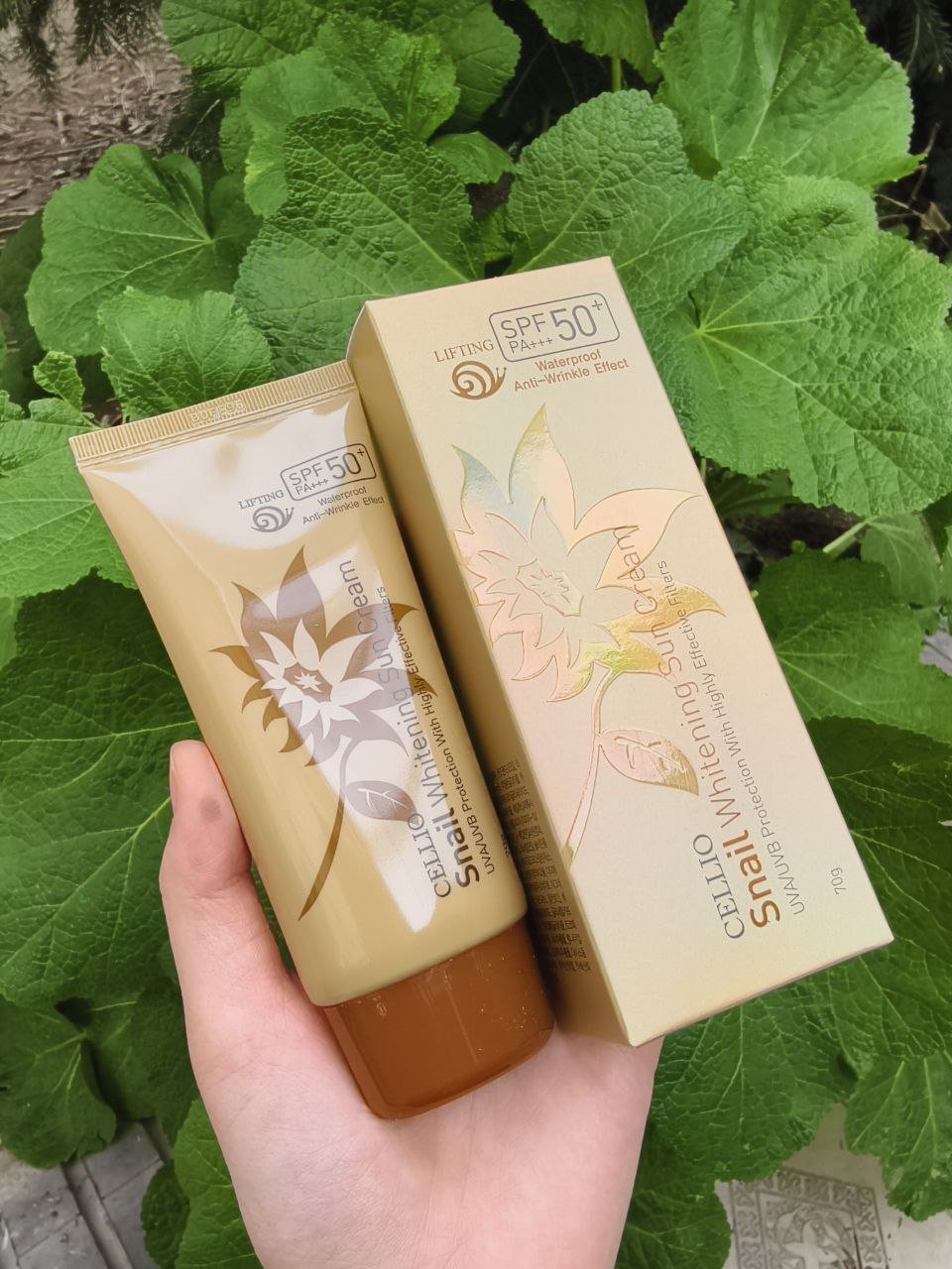 Dr.Cellio крем Dr.Cellio Водостойкий солнцезащитный крем c муцином улитки для лица 70 г купить,NaN