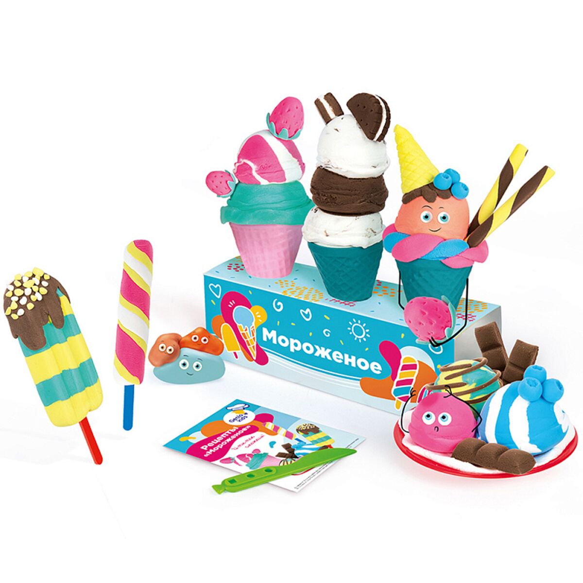 Набор для лепки Genio Kids Кафе Мороженое TA1716  купить,NaN