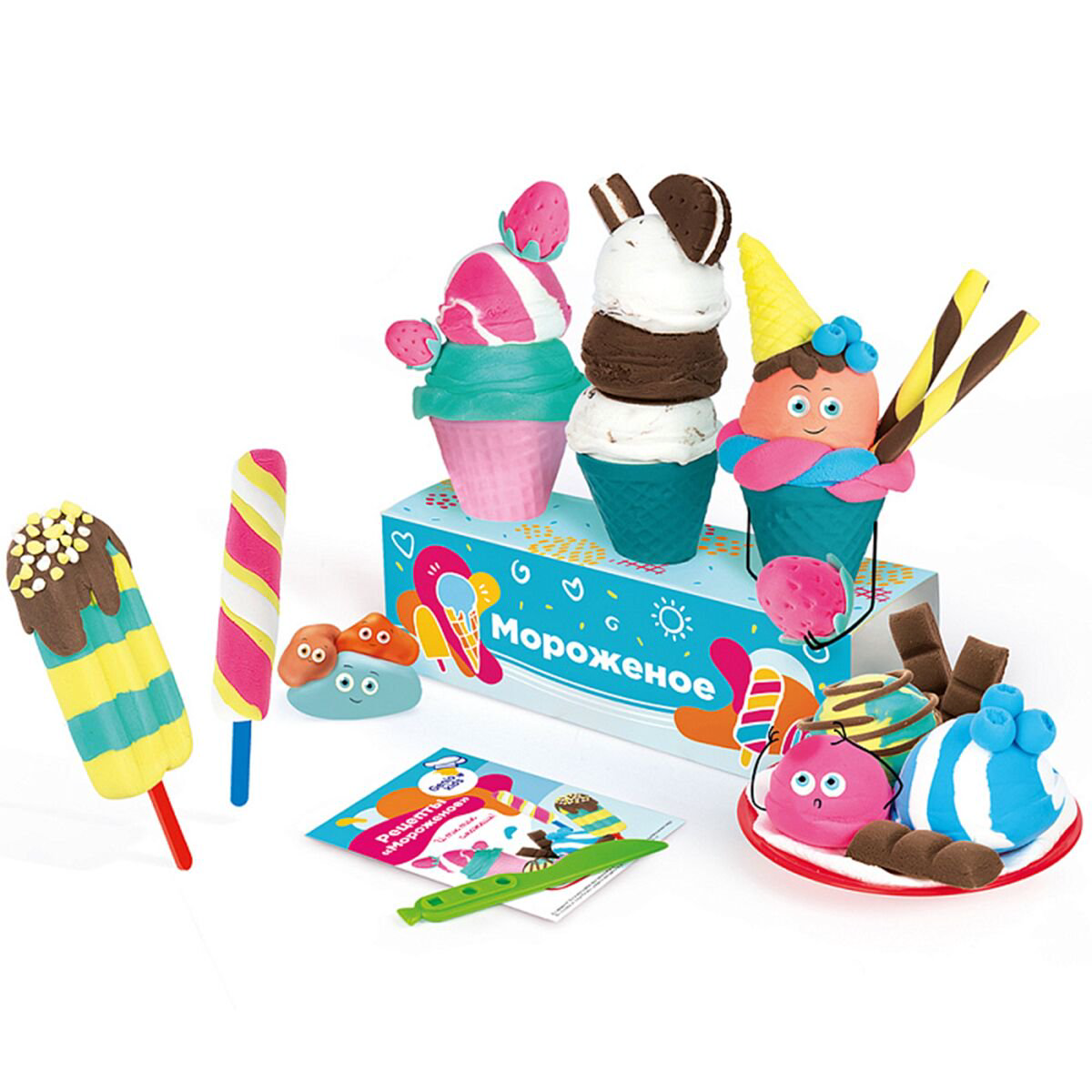 Набор для лепки Genio Kids Кафе Мороженое TA1716  купить,NaN