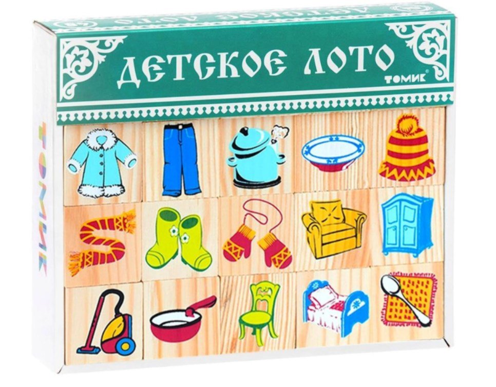 Настольная игра  Томик  Домино Предметы купить,NaN