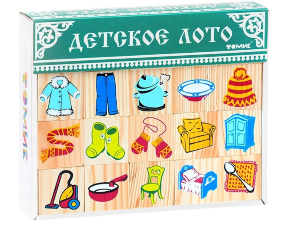 Настольная игра  Томик  Домино Предметы купить,NaN