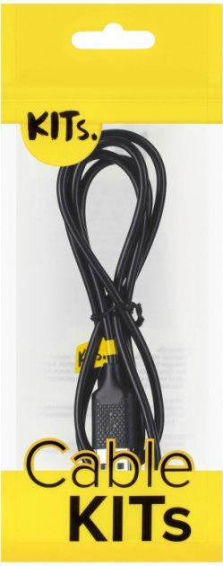 Кабель KITs USB 2.0-Lightning KITS-W-003 1м черный купить,0