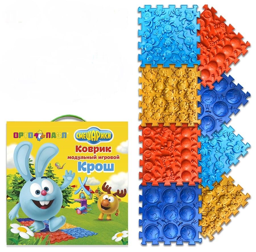 Коврик массажный Орто Пазл Крош микс купить,NaN
