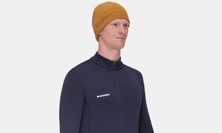 Шапка Mammut размер универсальный, желтый купить,NaN