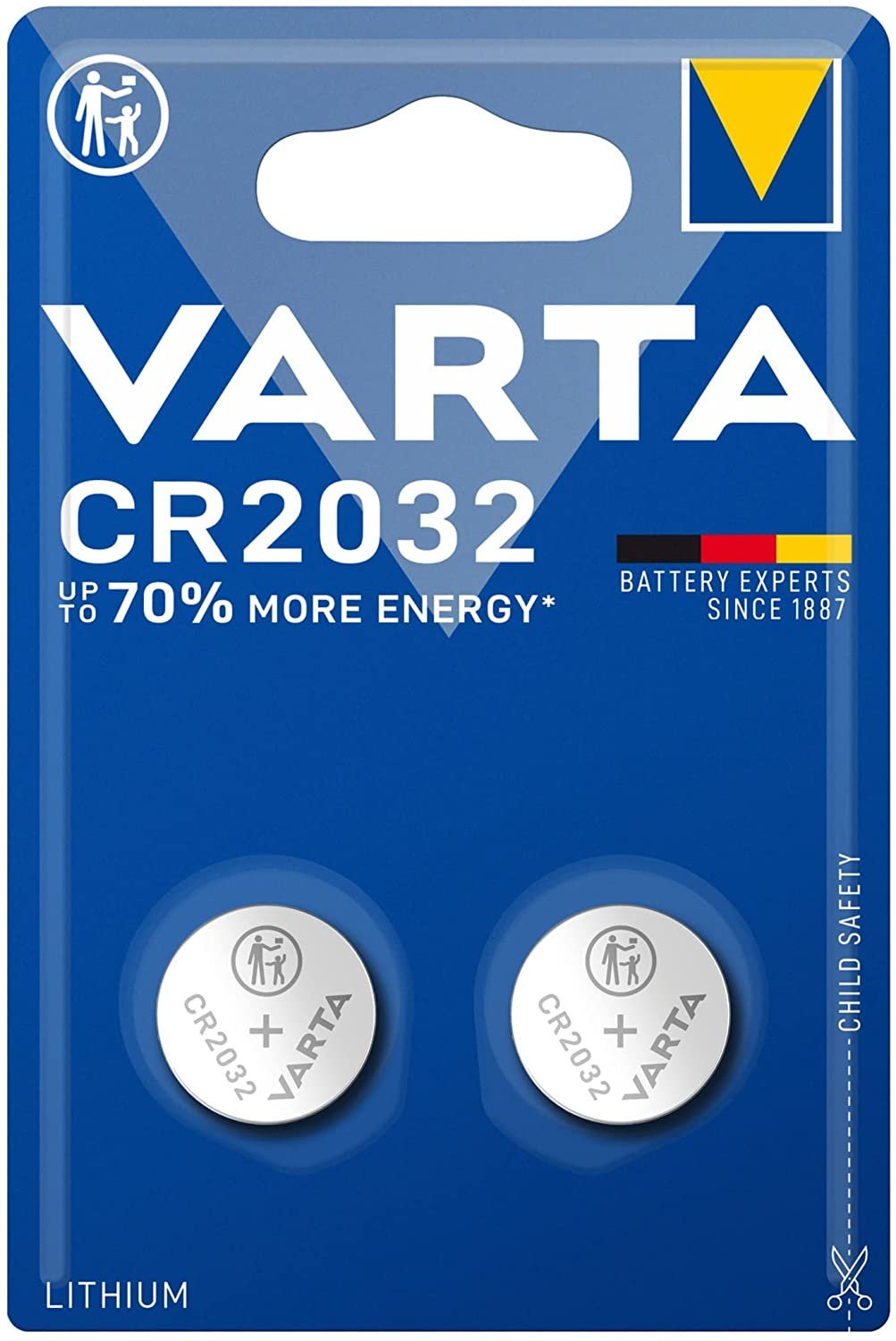 Батарейка Varta Lithium CR2032 3V 2шт купить,NaN