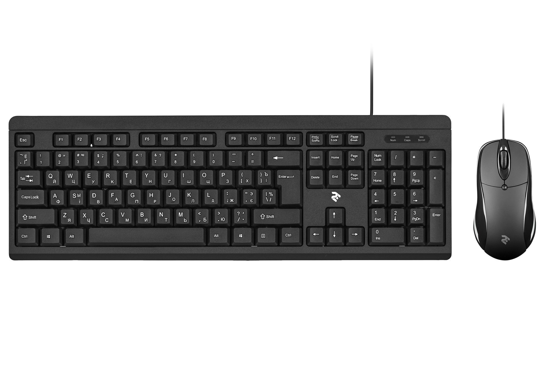 Клавиатура+мышь 2E MK401 черная