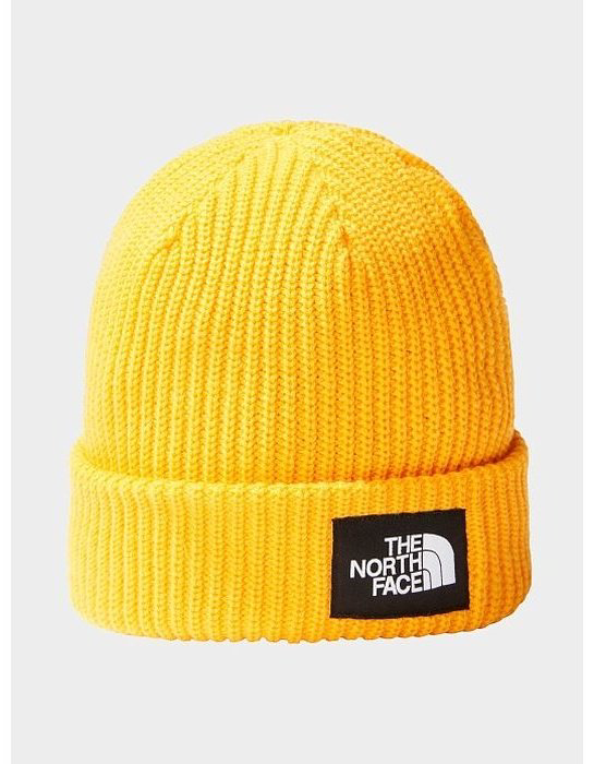 Шапка The North Face размер универсальный, желтый купить,NaN